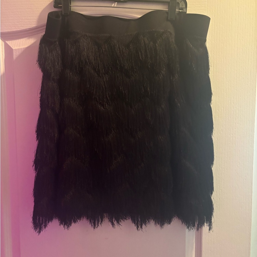 Torrid Black Ruffled Mini Skirt for Cocktail Nights
